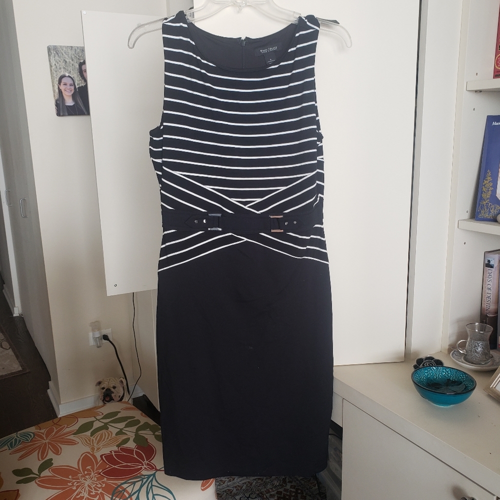 Black & white dress from White House Black Market